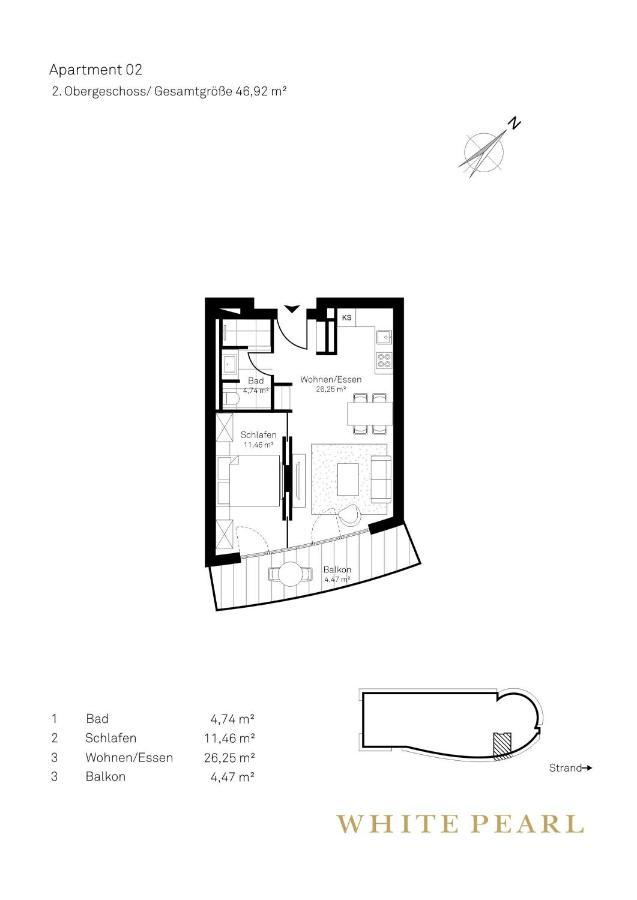 White Pearl Apartment 2.02 Timmendorfer Strand Kültér fotó